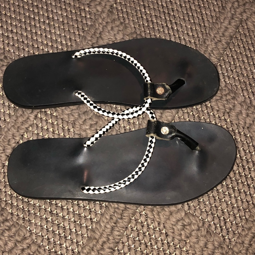 Decheng Leather Sandals, size 11